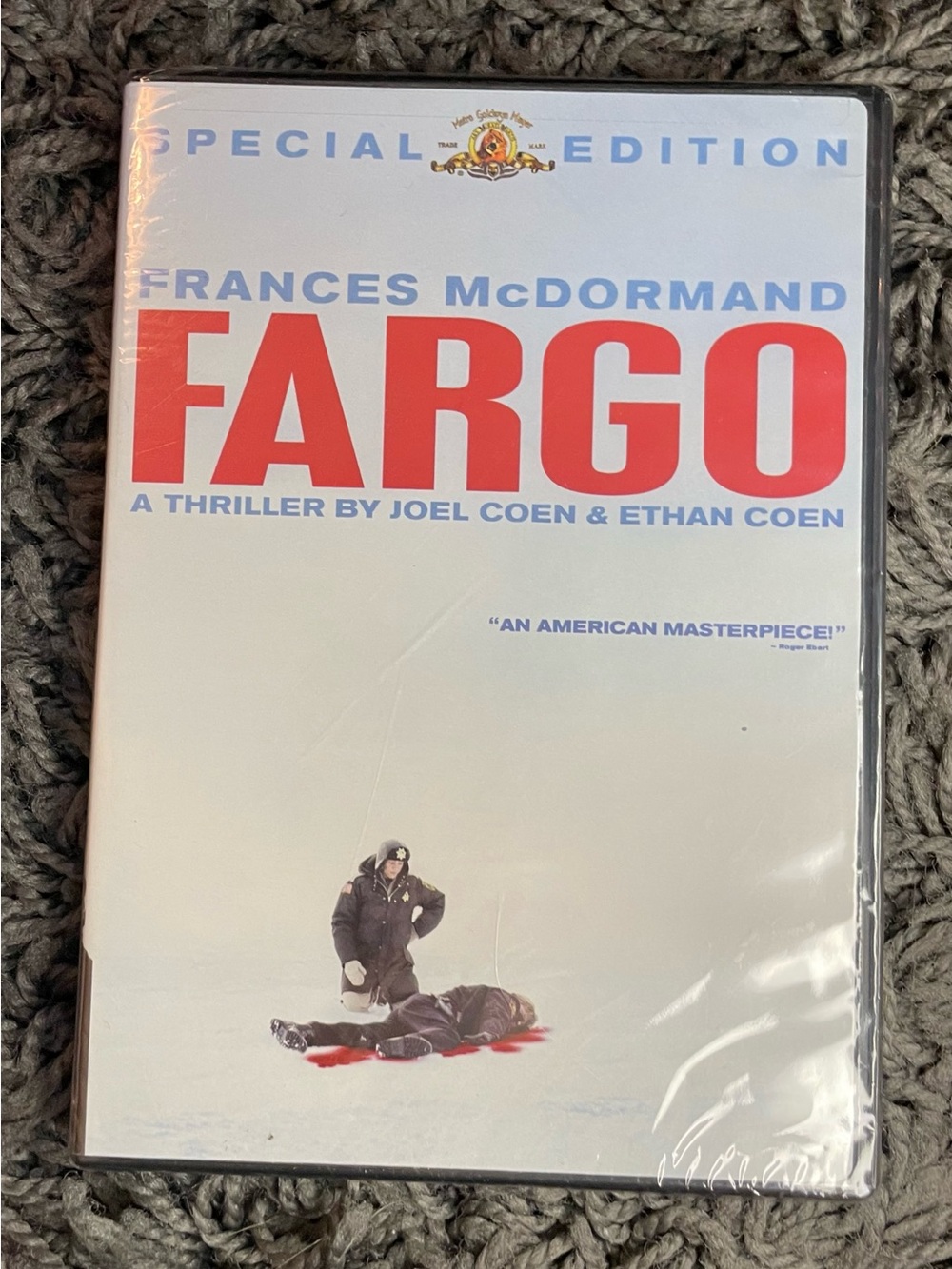 FARGO Special Edition DVD by Coen Brothers starring Frances McDormand